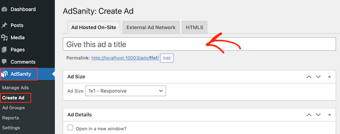 การสร้างโฆษณาสำหรับเว็บไซต์ WordPress Creating an ad for a WordPress website