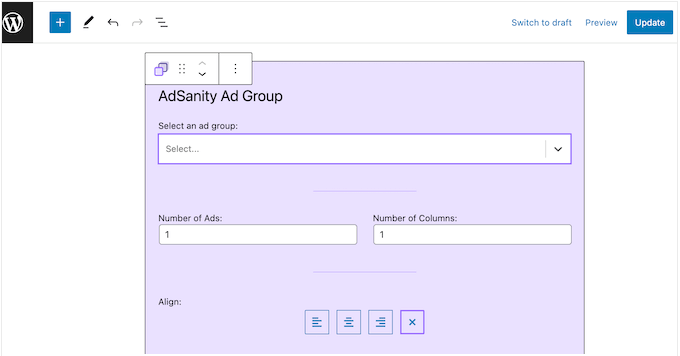 การแสดงกลุ่มโฆษณาบนหน้าหรือโพสต์ WordPress Showing advertisements groups on a WordPress page or post