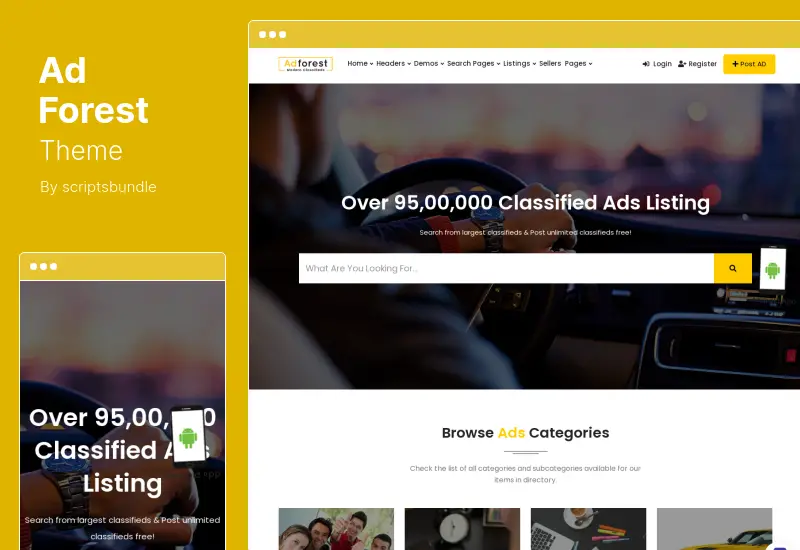 AdForest 主题 - 分类广告 WordPress 主题