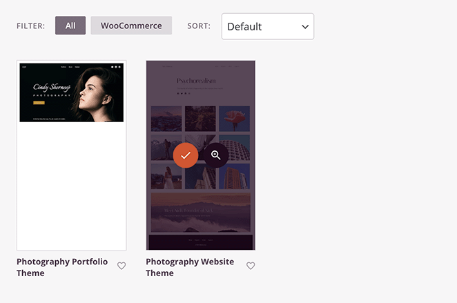 fotografiawebsitethema SeedProd Import photography website theme in SeedProd