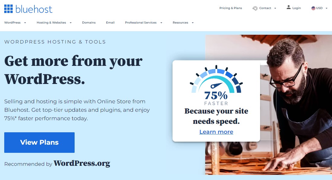 Bluehost: 最高の格安 WordPress ホスティング