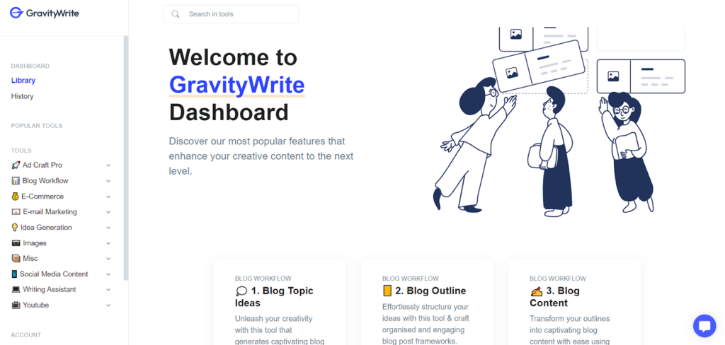 GravityWrite — Панель инструментов