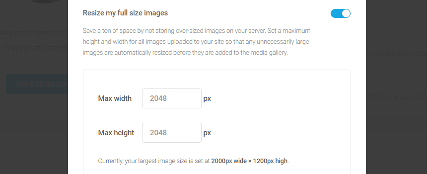 การตั้งค่าการปรับขนาดภาพของคุณ
