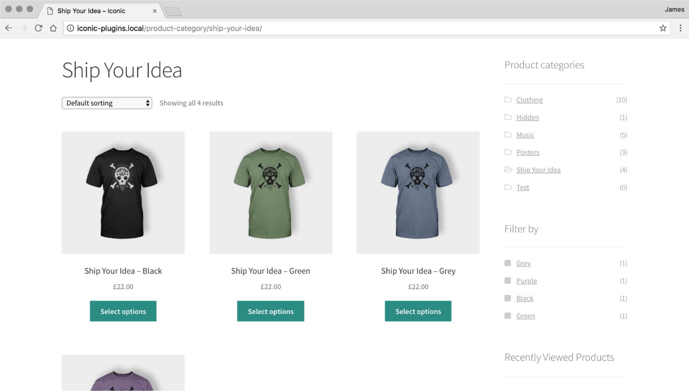 Woocommerce połączone odmiany