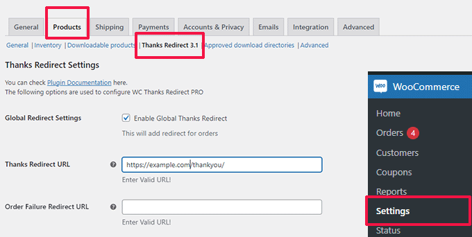 Redirigir la página de agradecimiento en WooCommerce Redirect thank you page in WooCommerce