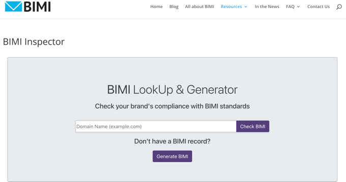 Das BIMI LookUp & Generator Tool The BIMI LookUp & Generator Tool