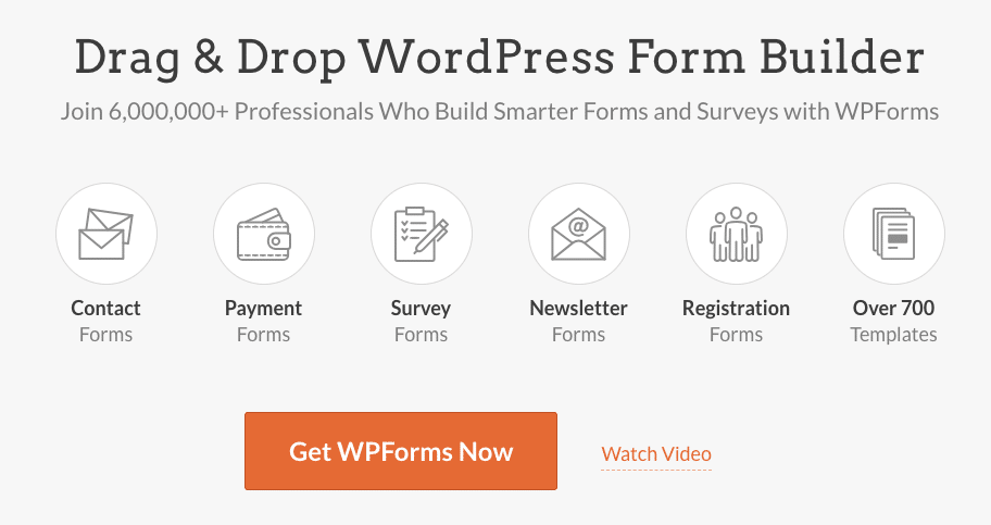 WPForms 插件網站截圖