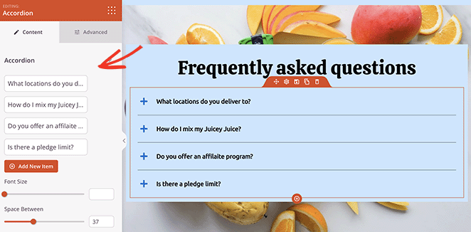 аккордеонfaqblock SeedProd SeedProd accordion block for FAQs