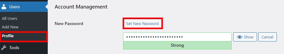 新しいパスワードを設定して、WordPress ログイン試行を制限します