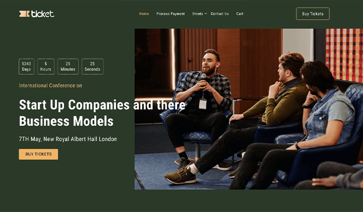 2023 年のイベント管理とチケット予約のベスト WordPress テーマ 9 2 This is the image of Shop Mania Booking Ticket template which is one of the best event management and ticket booking WordPress theme in the market.