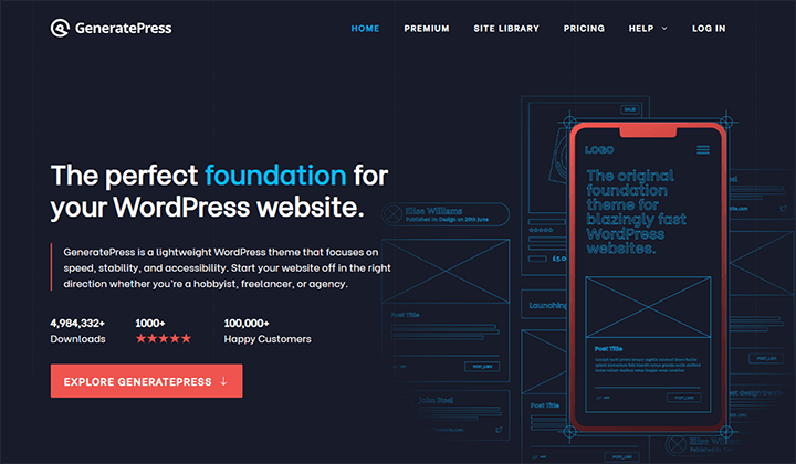 2023 年のイベント管理とチケット予約のベスト WordPress テーマ 9 5 generatepress 51