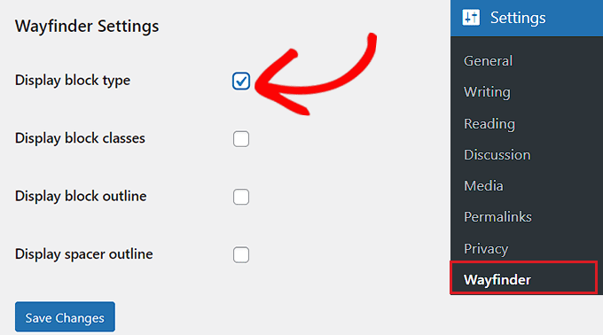 กำหนดการตั้งค่าปลั๊กอิน Wayfinder Configure the Wayfinder plugin settings