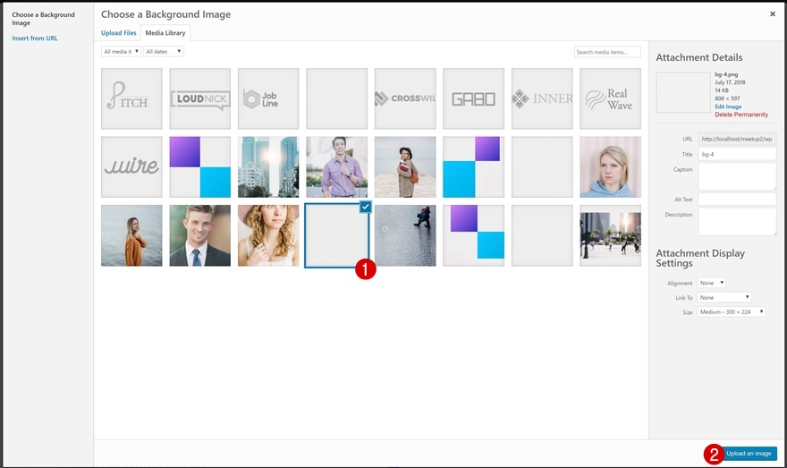 tipo di post personalizzato dell'evento