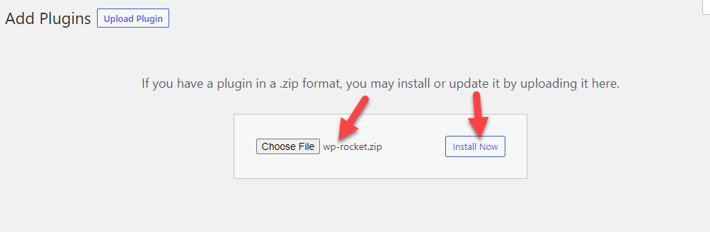 zainstaluj rakietę wp
