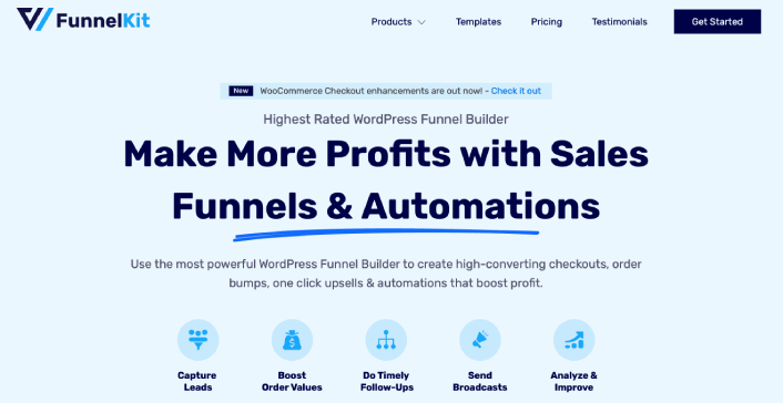 FunnelKit WordPress Kurşun Yaratma Eklentisi