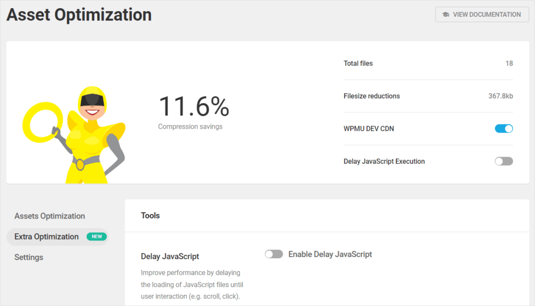 คุณลักษณะ JavaScript ความล่าช้าของ Hummingbird