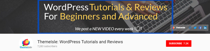 Saluran YouTube WordPress Terbaik