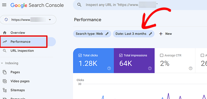 Открытый диапазон дат в производительности Google Search Console Open date range in Google Search Console performance