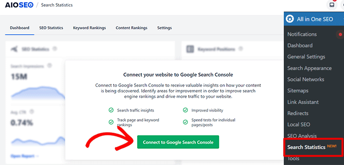 Консоль поиска Google Connecy Google Search Console