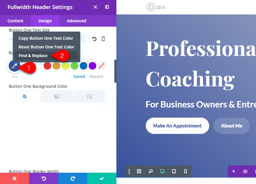 مخطط لون ديفي