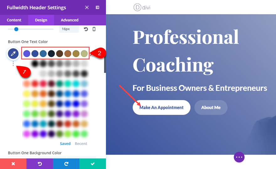 مخطط لون ديفي