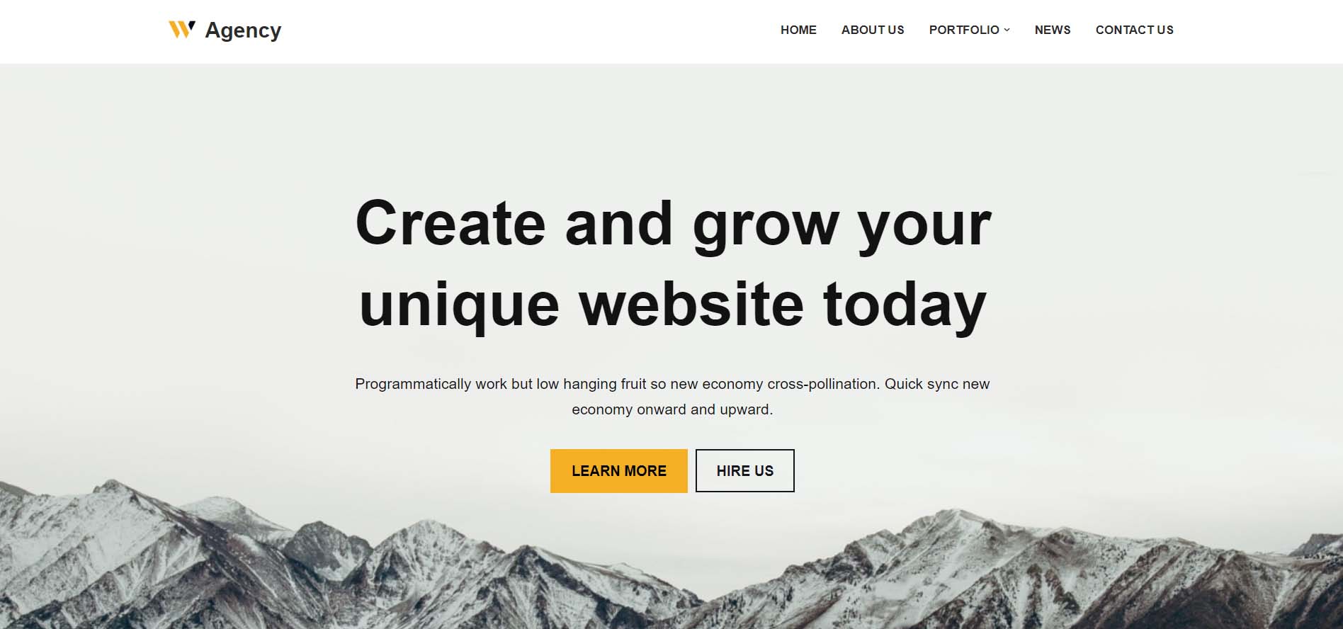 Neve, un tema WordPress minimalista