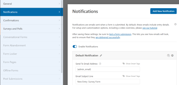 Editar configuración de notificaciones Edit notification settings