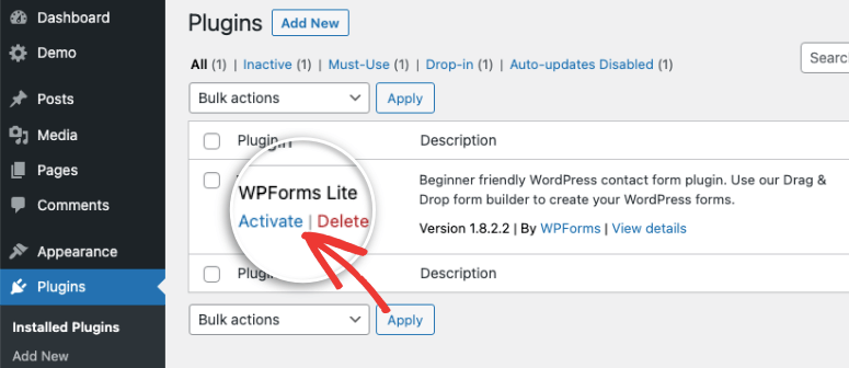 activar wpforms - IsItWP - Detector de temas de WordPress gratuito activate wpforms