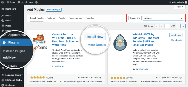instalar un complemento en el repositorio - IsItWP - Detector de temas gratuito de WordPress install a plugin in repository