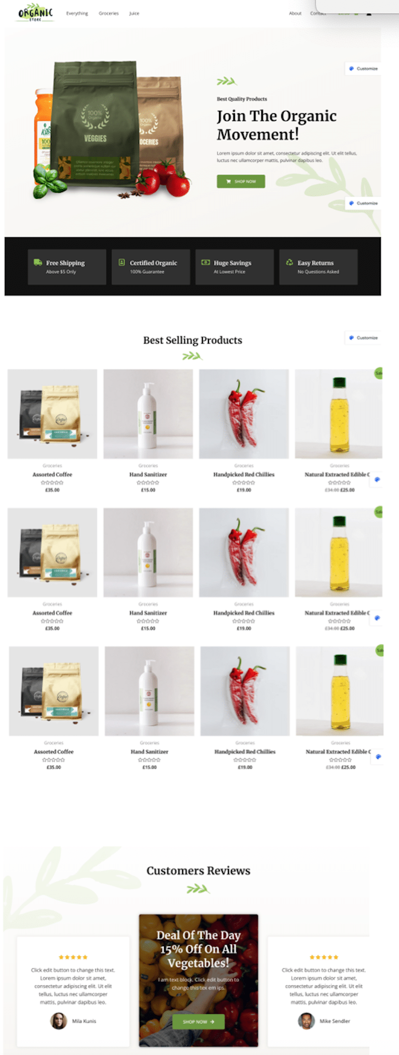 使用 Astra 构建的 WooCommerce 网站示例 - 来源:WP Rocket