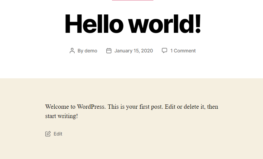 目に見える変化はありません - WordPress で FAQ を表示します