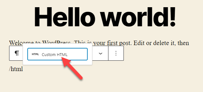 カスタム HTML ブロック - WordPress で FAQ を表示する