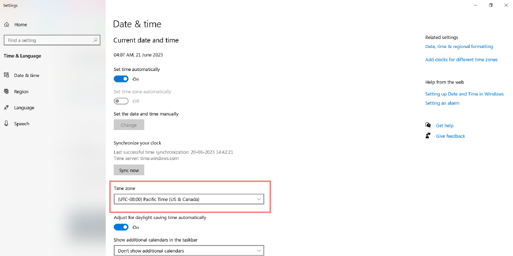Cloudflareのアクセス拒否エラー1020を修正するにはどうすればよいですか? (14通り) 6 Checking Date and Time in Windows PC
