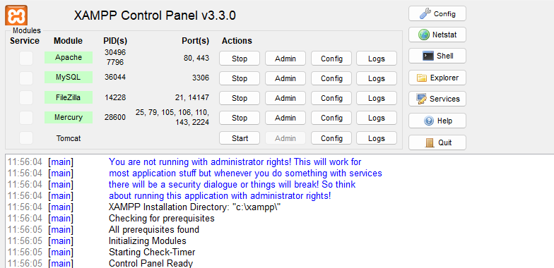 instalando MySQL