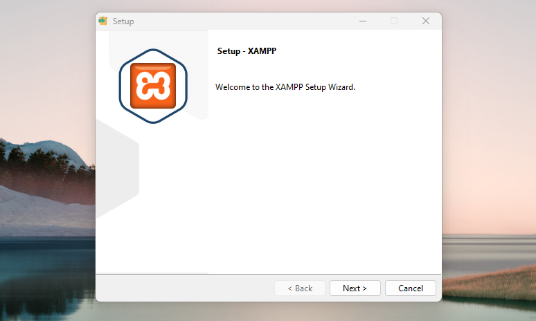 Assistente de configuração do XAMPP