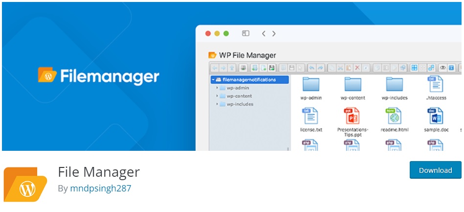 Dateimanager WordPress-Dateimanager-Plugins