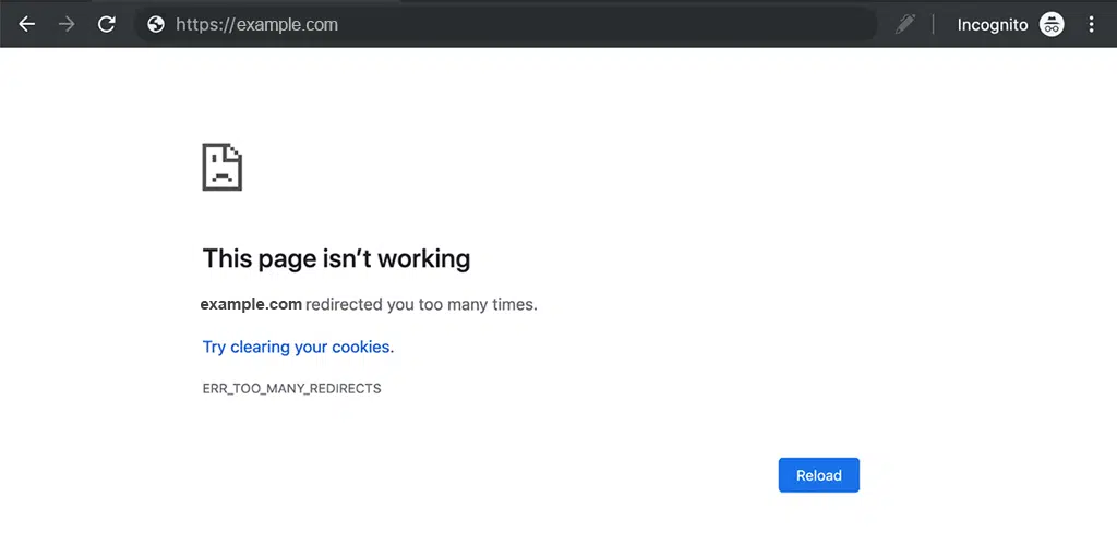 Was ist ein HTTP-302-Fehler? 6 schnelle Methoden zur Behebung 3 Err_Too_Many_redirects