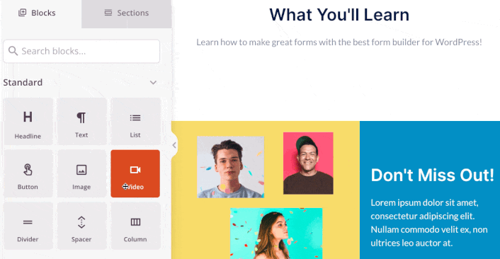 วิดีโอสร้างหน้า Landing Page การสัมมนาผ่านเว็บ