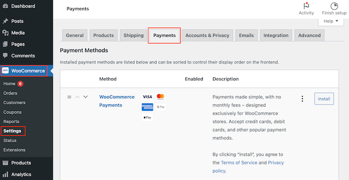 Bir otomobil parçası web sitesine ödeme yöntemleri ekleme Adding payment methods to an auto parts website