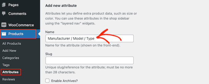 Bir çevrimiçi mağazaya ürün özellikleri ekleme Adding product attributes to an online store