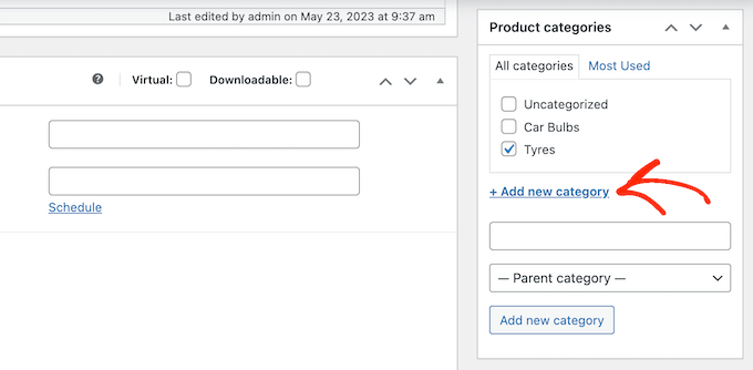 Bir çevrimiçi mağazaya araba parçası ürün kategorileri ekleme Adding car part product categories to an online store