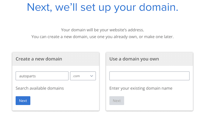 Bir otomotiv mağazası için alan adı seçme Choosing a domain name for an automotive store