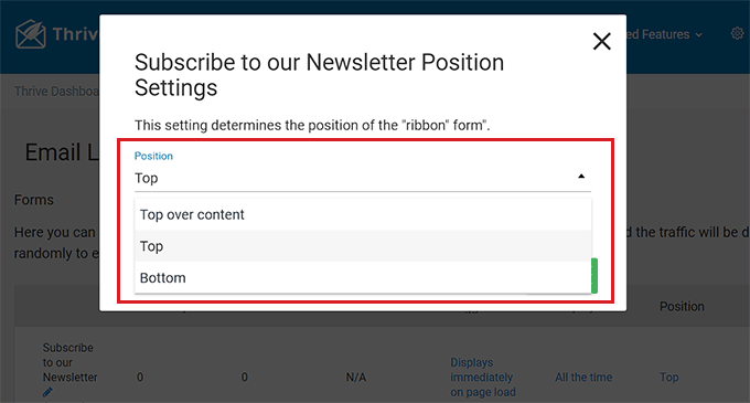 تكوين موضع الشعار Configure banner position