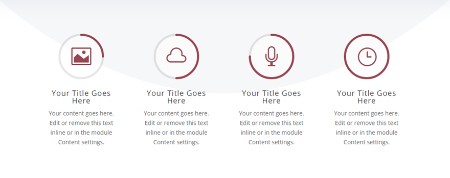 divi-Funktionsabschnitt