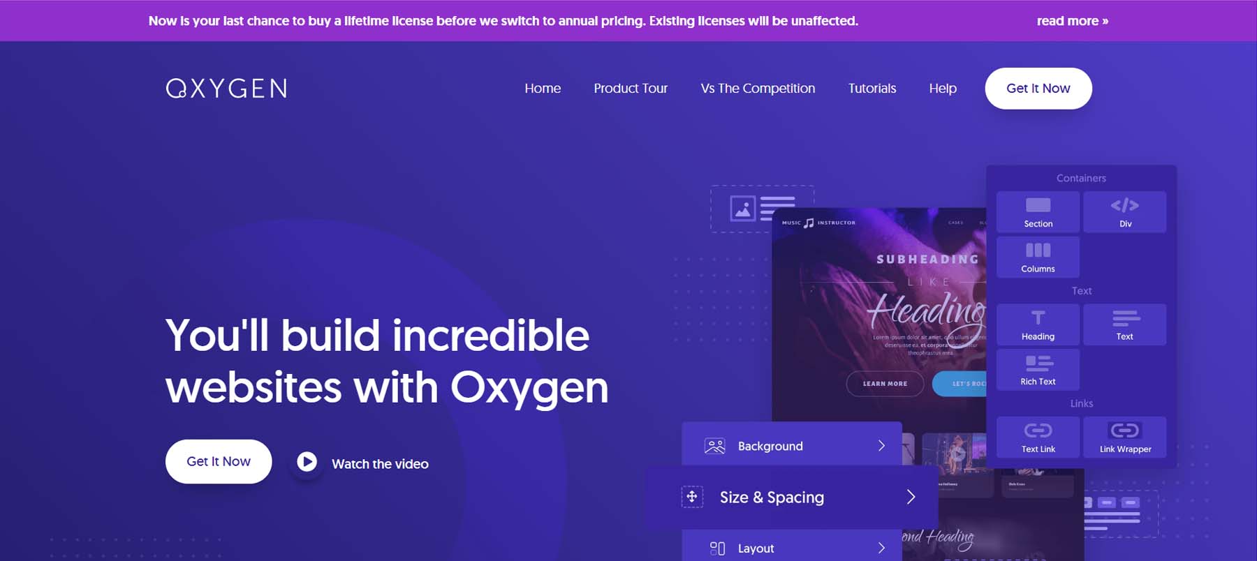 Constructor de oxigen