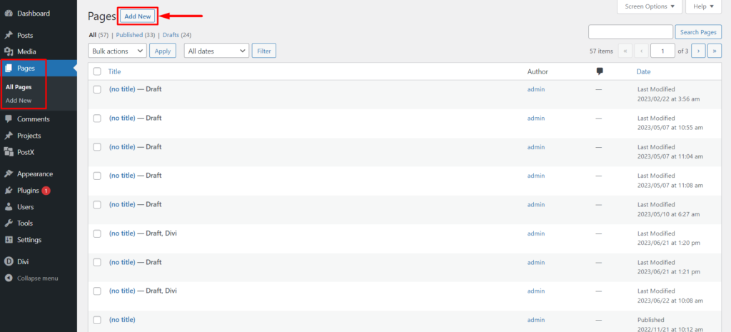 ProductX Page Builder-Integration: Elementor, Divi, Oxygen und Beaver 9 Creating New Page