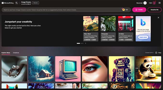 Bing Image Creator Bing Image Creator