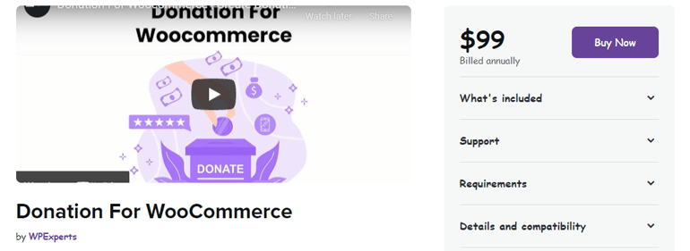 為 WooCommerce 捐款