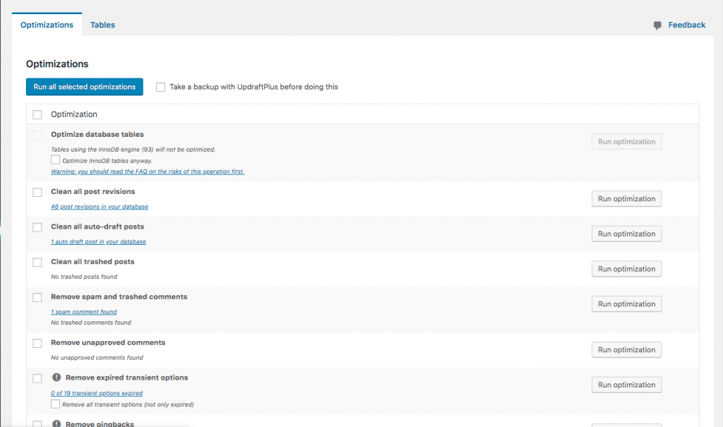 WP-Optimiser
