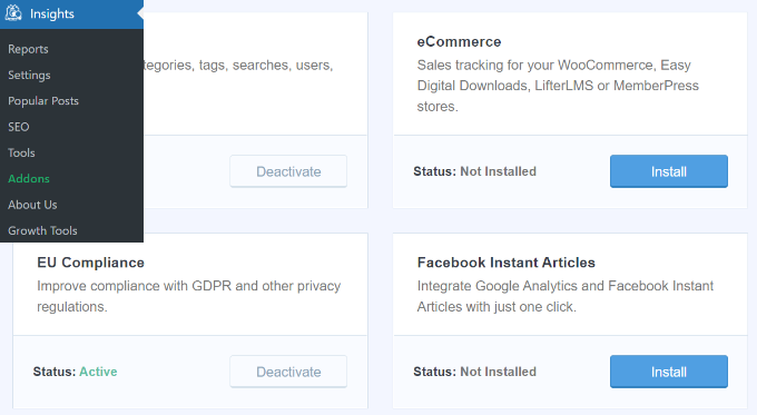 eコマース追跡を有効にする Enable eCommerce tracking